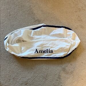 Pottery Barn Kids Storage Basket Liner “Amelia” 17”x17”